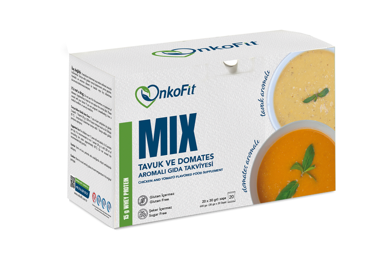 ONKOFİT - ONKOFİT® MİX TAVUK & DOMATES TAKVİYE EDİCİ GIDA (20 ÖĞÜN)